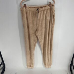 WSLY Women's Quartz Eco Plush Classic Pocket Jogger Pants Size XL NWT